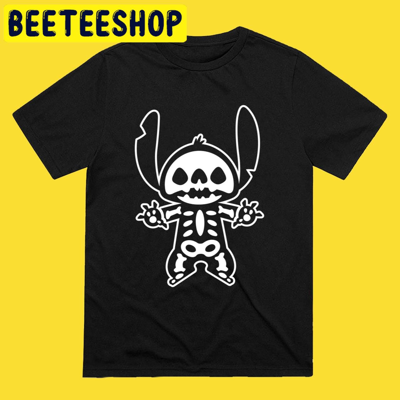 Stitch Skeleton In 2022 Halloween Trending Unisex T-Shirt Stitch Skeleton In 2022 Halloween Trending Unisex T-Shirt