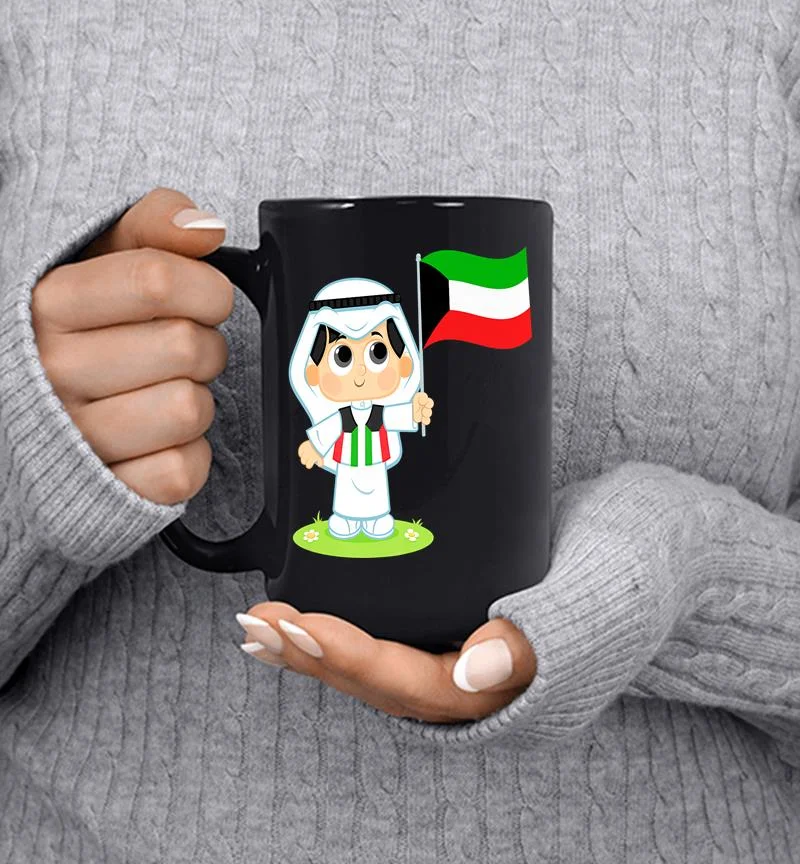 Stylish Design With Kuwaiti Kid In Official Wear Premium Mug Stylish Design With Kuwaiti Kid In Official Wear Premium Mug