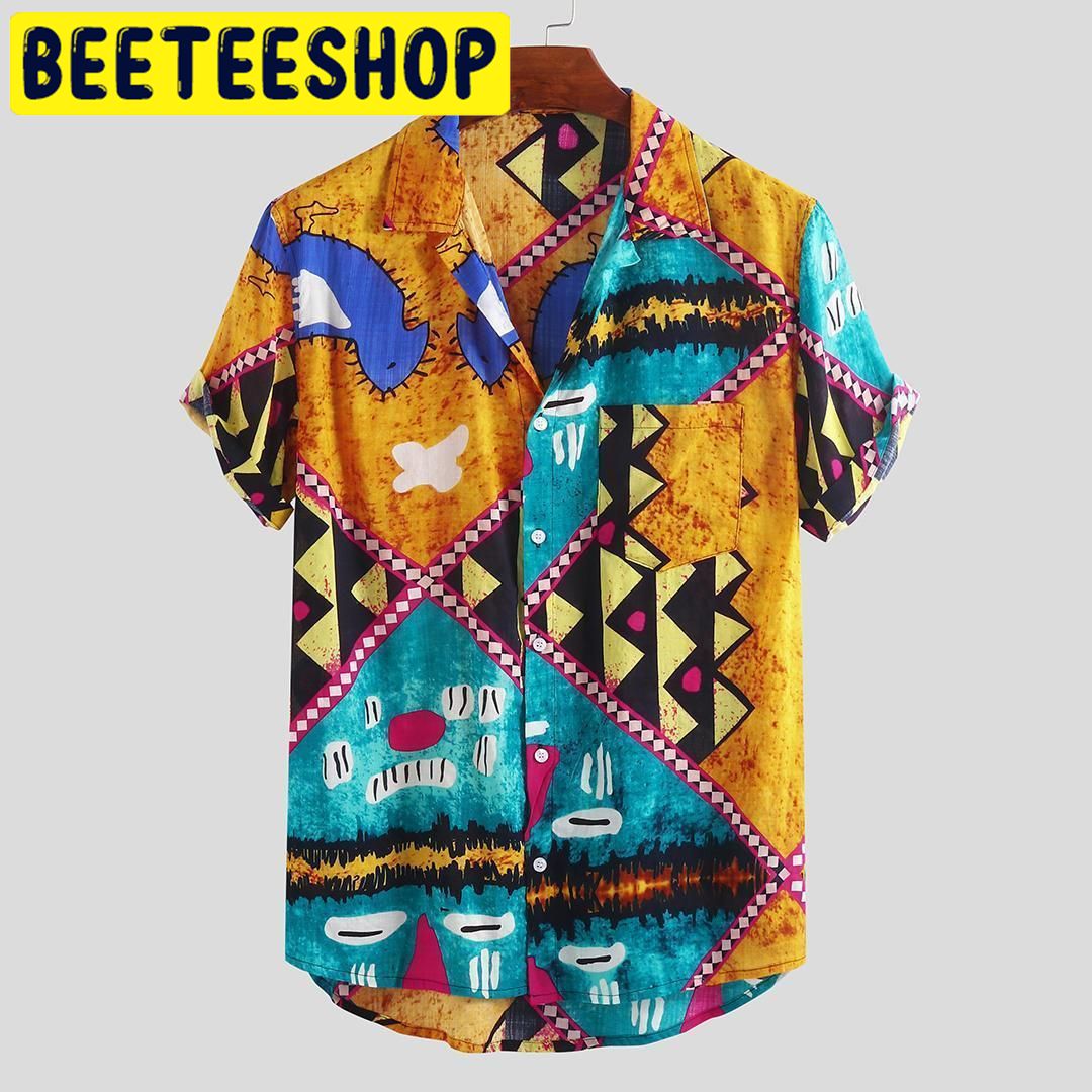 Summer Color Hawaiian Shirt Summer Color Hawaiian Shirt
