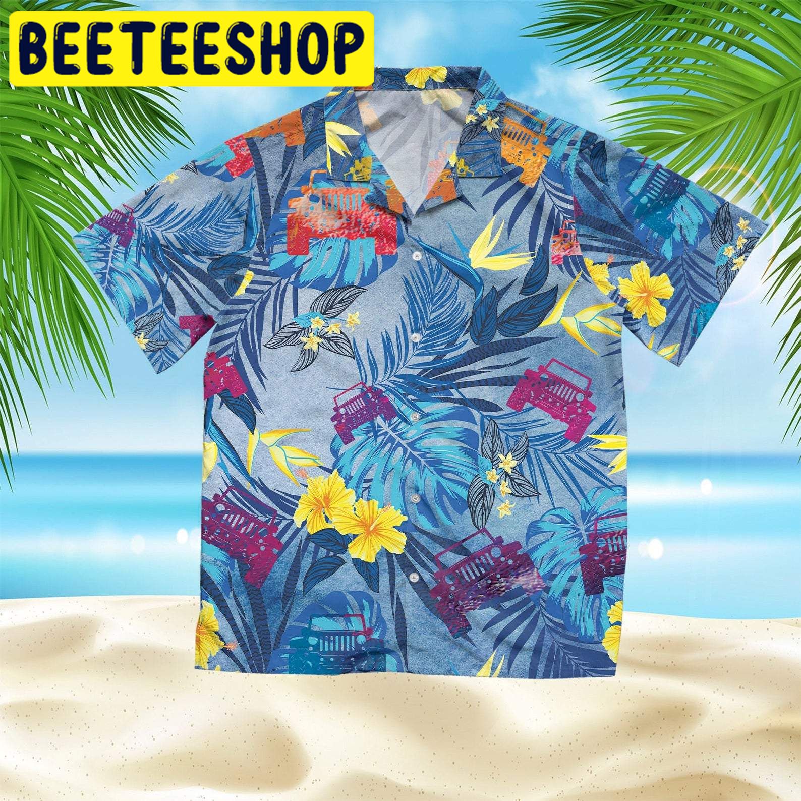 Summer Vibe Tropical Hawaiian Shirt Summer Vibe Tropical Hawaiian Shirt