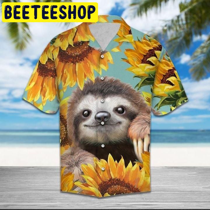 Sunflower Purple Hawaiian Shirt Sunflower Purple Hawaiian Shirt