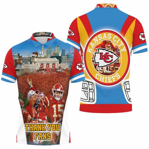 Super Bowl 2021 Kansas City Chiefs Afc West Division Thank You Fans 3D All Over Print Polo Shirt Super Bowl 2021 Kansas City Chiefs Afc West Division Thank You Fans 3D All Over Print Polo Shirt