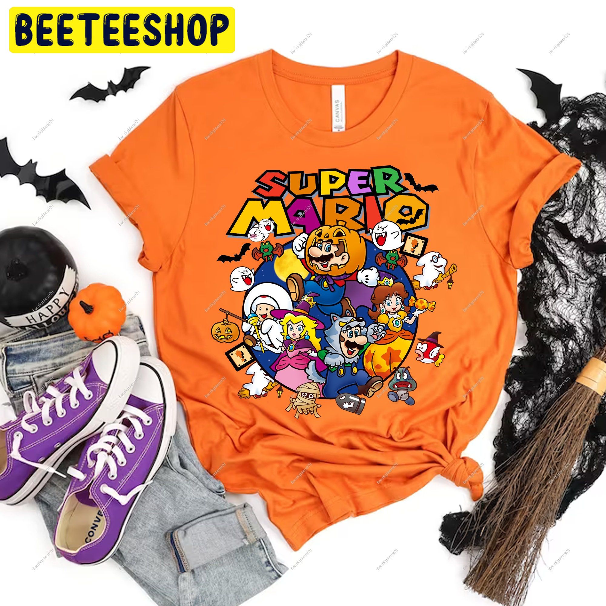 Super Mario Halloween Costume Trending Unisex Shirt Super Mario Halloween Costume Trending Unisex Shirt