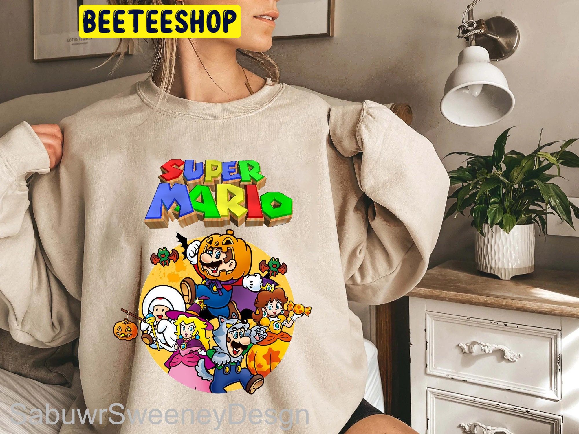 Super Mario Halloween Party Trick Or Treat Trending Unisex Shirt Super Mario Halloween Party Trick Or Treat Trending Unisex Shirt