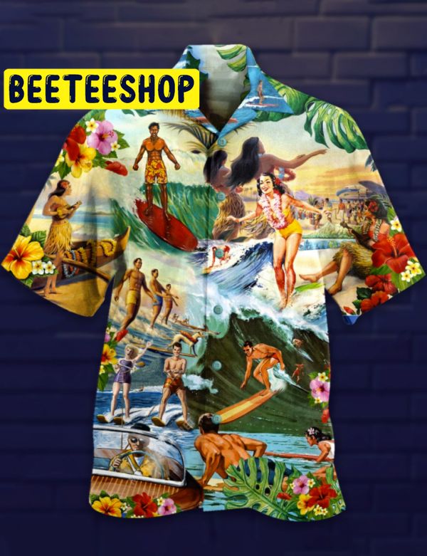 Surfing Hawaiian Shirt 4359 Surfing Hawaiian Shirt 4359