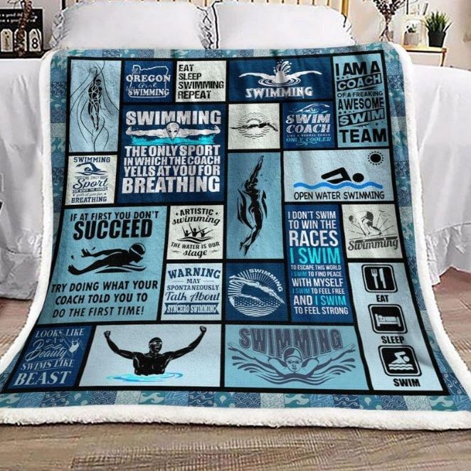 Swimming The Only Sport In Which The Coach Yells At You For Breathing Comfy Sofa Throw Blanket Swimming The Only Sport In Which The Coach Yells At You For Breathing Comfy Sofa Throw Blanket