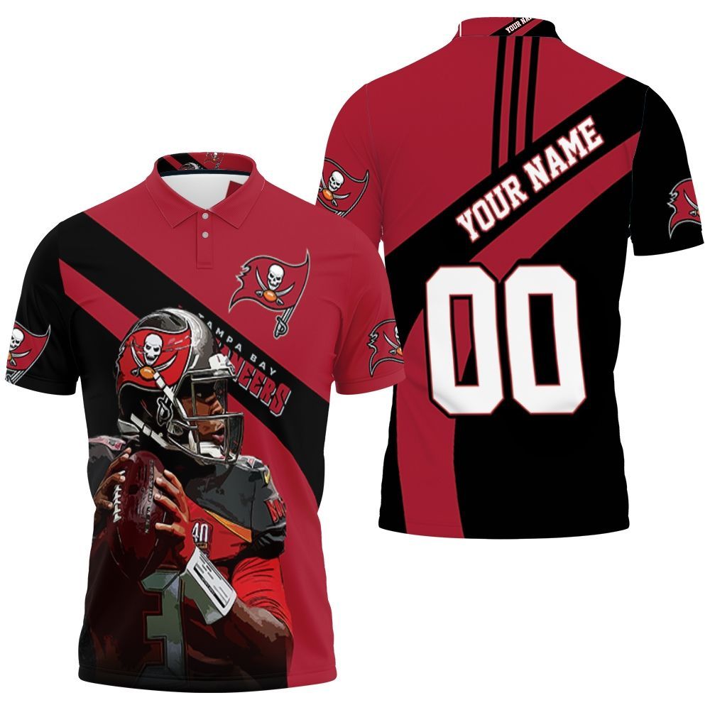 Tampa Bay Buccaneers Jameis Winston Legend Personalized 3D All Over Print Polo Shirt Tampa Bay Buccaneers Jameis Winston Legend Personalized 3D All Over Print Polo Shirt