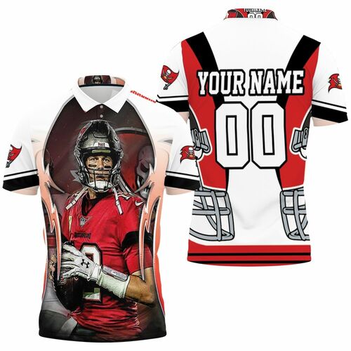 Tampa Bay Buccaneers Super Bowl Champions Tom Brady 2021 Personalized 3D All Over Print Polo Shirt Tampa Bay Buccaneers Super Bowl Champions Tom Brady 2021 Personalized 3D All Over Print Polo Shirt