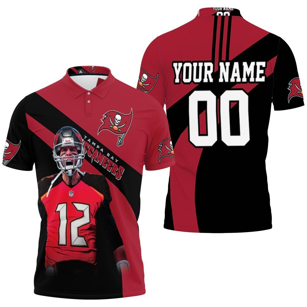 Tampa Bay Buccaneers Tom Brady 12 Nfc South Division Champions Super Bowl 2021 Personalized 3D All Over Print Polo Shirt Tampa Bay Buccaneers Tom Brady 12 Nfc South Division Champions Super Bowl 2021 Personalized 3D All Over Print Polo Shirt