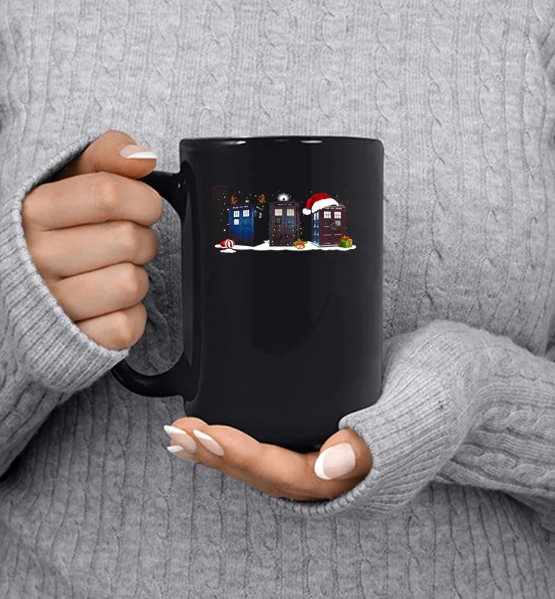 Tardis Doctor Who Merry Christmas Mug Tardis Doctor Who Merry Christmas Mug