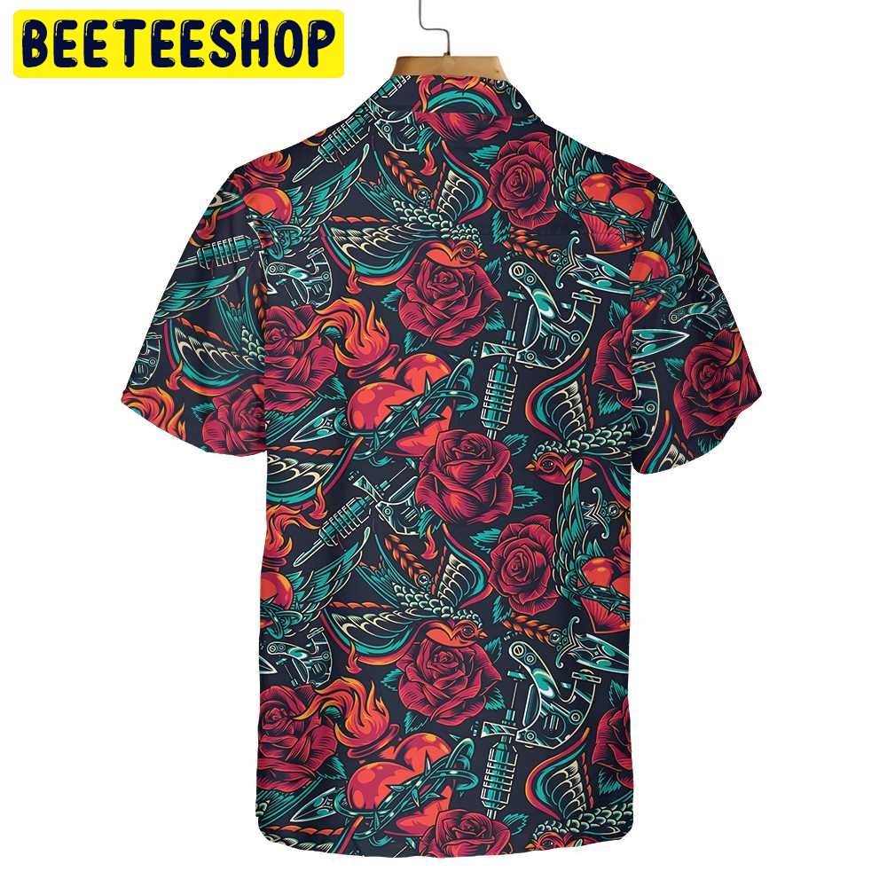 Tattoo Day Of The Dead Trending Hawaiian Shirt Tattoo Day Of The Dead Trending Hawaiian Shirt