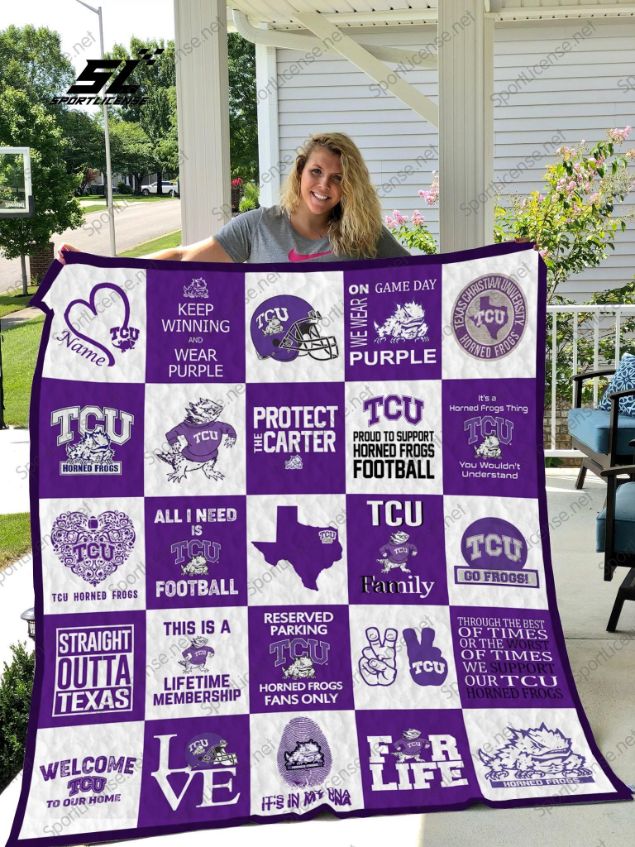 Tcu Horned Frogs Quilt Blanket Tcu Horned Frogs Quilt Blanket