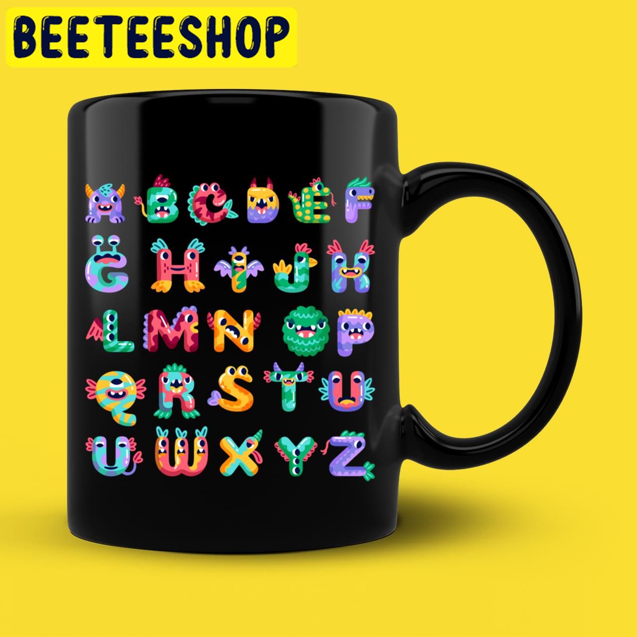 Teacher Cute Monster Alphabet Teacher 2022 Halloween Trending Unisex T-Shirt Teacher Cute Monster Alphabet Teacher 2022 Halloween Trending Unisex T-Shirt