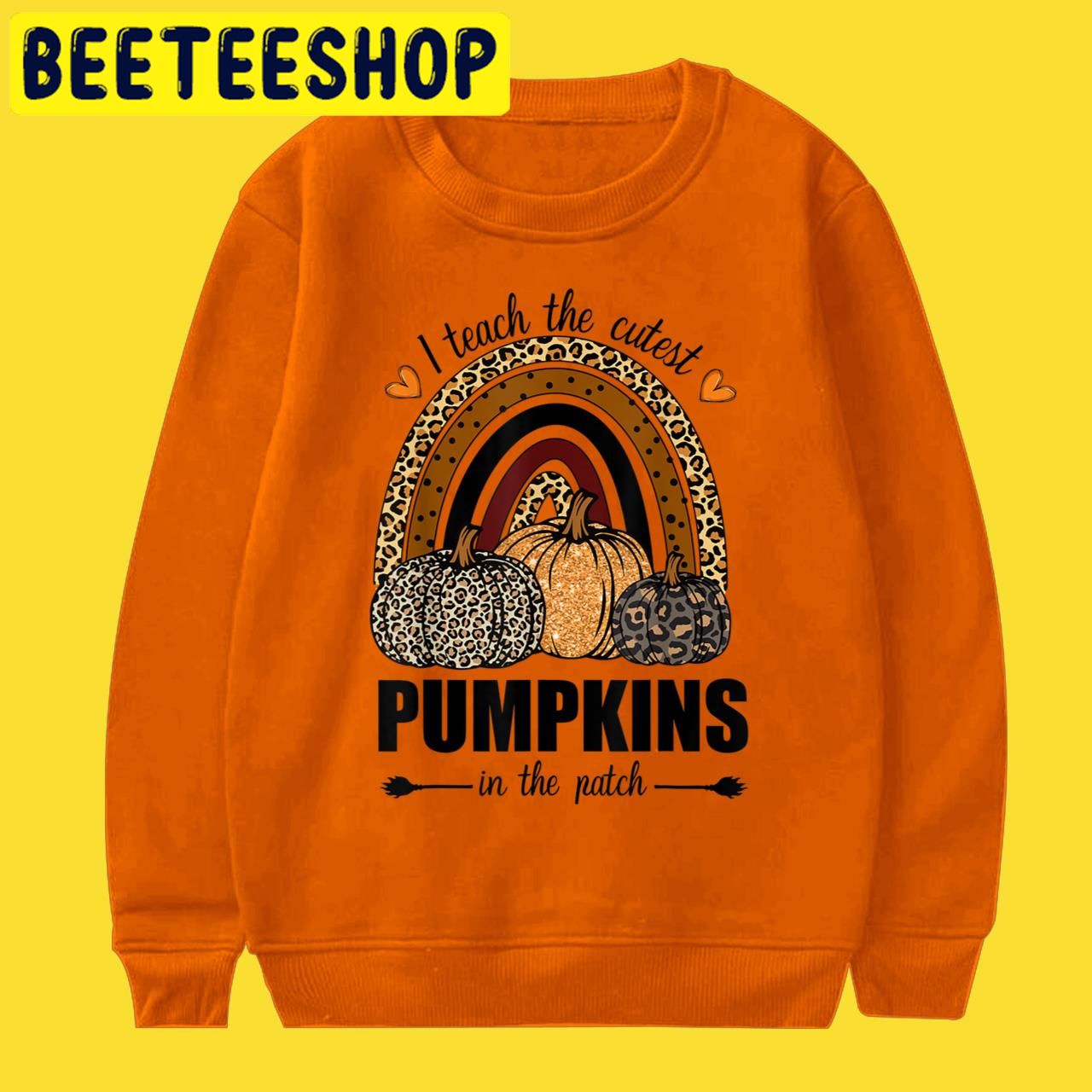 Teacher I Teach The Cutest Pumpkins In 2022 Halloween Trending Unisex T-Shirt Teacher I Teach The Cutest Pumpkins In 2022 Halloween Trending Unisex T-Shirt