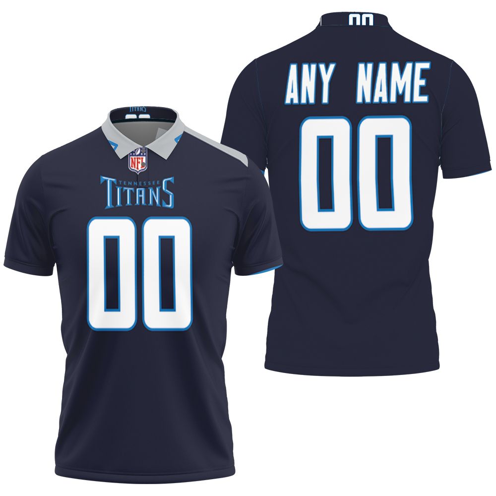 Tennessee Titans Nfl America Football Team Logo New Game Navy 2019 Polo Shirt Tennessee Titans Nfl America Football Team Logo New Game Navy 2019 Polo Shirt
