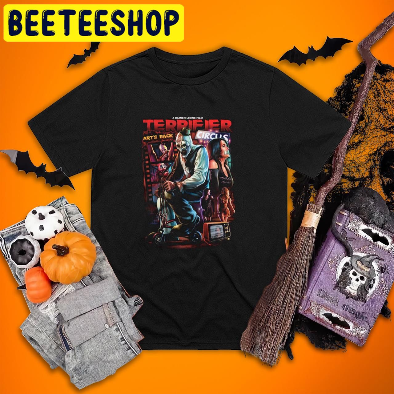 Terrifier 2 Horror Movie Terror Threads Killer 2022 Terrifier Halloween Trending Unisex T-Shirt Terrifier 2 Horror Movie Terror Threads Killer 2022 Terrifier Halloween Trending Unisex T-Shirt