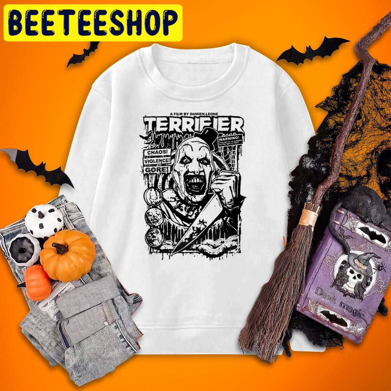 Terrifier Movie Horror Art The Clown For You Halloween Trending Unisex T-Shirt Terrifier Movie Horror Art The Clown For You Halloween Trending Unisex T-Shirt