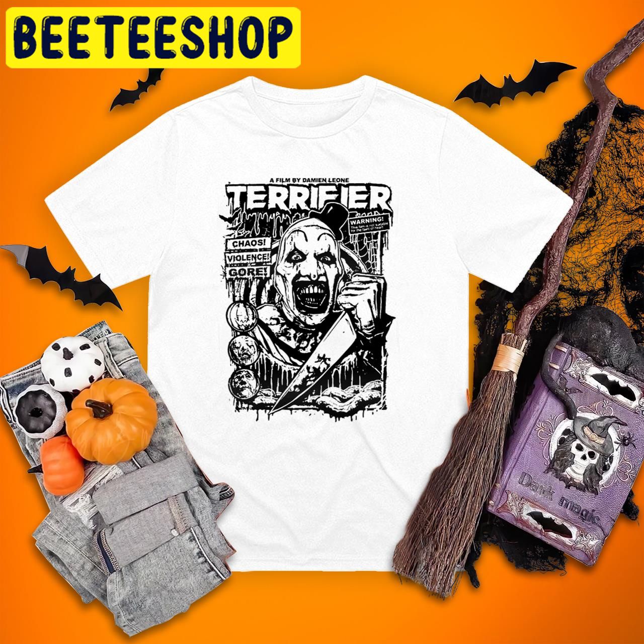 Terrifier Movie Horror Art The Clown For You Halloween Trending Unisex T-Shirt Terrifier Movie Horror Art The Clown For You Halloween Trending Unisex T-Shirt