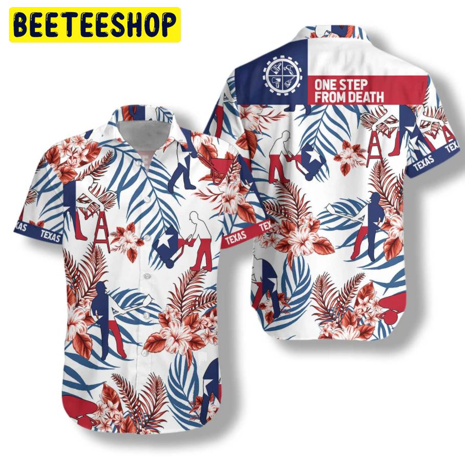 Texas Construction Worker Trending Hawaiian Shirt Texas Construction Worker Trending Hawaiian Shirt