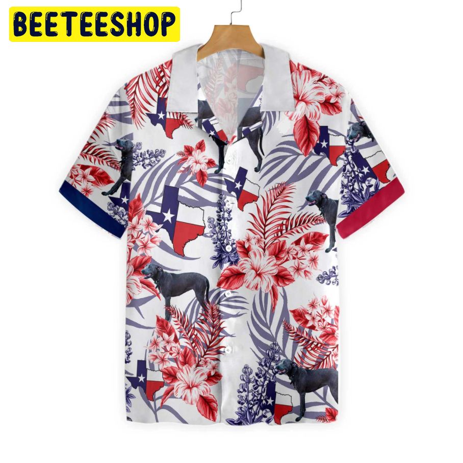 Texas Proud Blue Lacy Dog Bluebonnet Trending Hawaiian Shirt Texas Proud Blue Lacy Dog Bluebonnet Trending Hawaiian Shirt