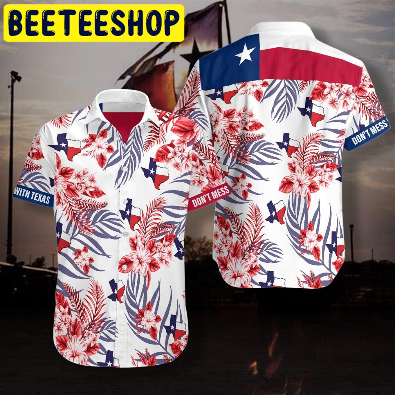 Texas Summer Hawaiian Shirt Texas Summer Hawaiian Shirt