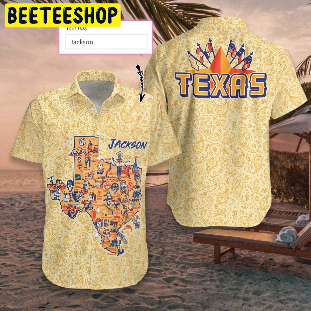 Texas Vintage Personalized Trending Hawaiian Shirt Texas Vintage Personalized Trending Hawaiian Shirt