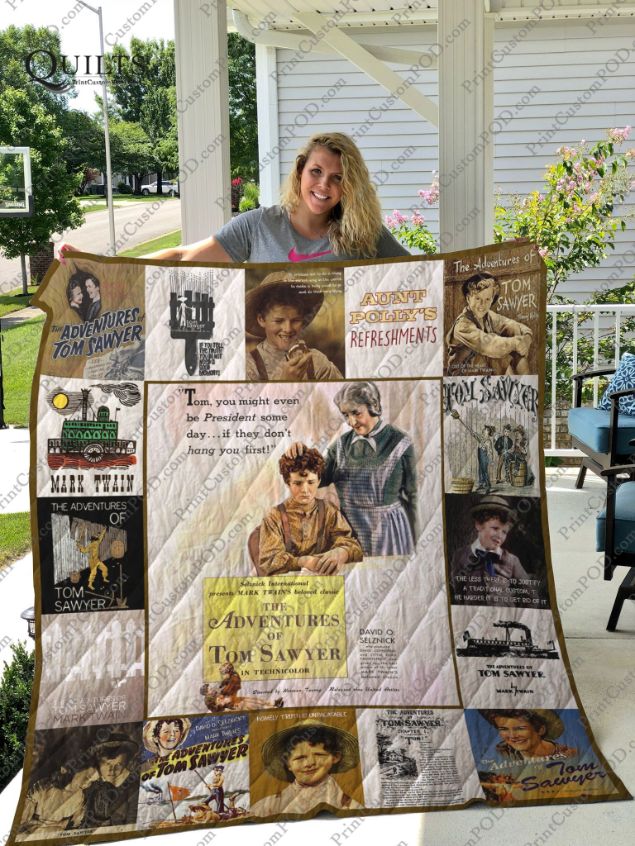 The Adventures Of Tom Sawyer Quilt Blanket The Adventures Of Tom Sawyer Quilt Blanket