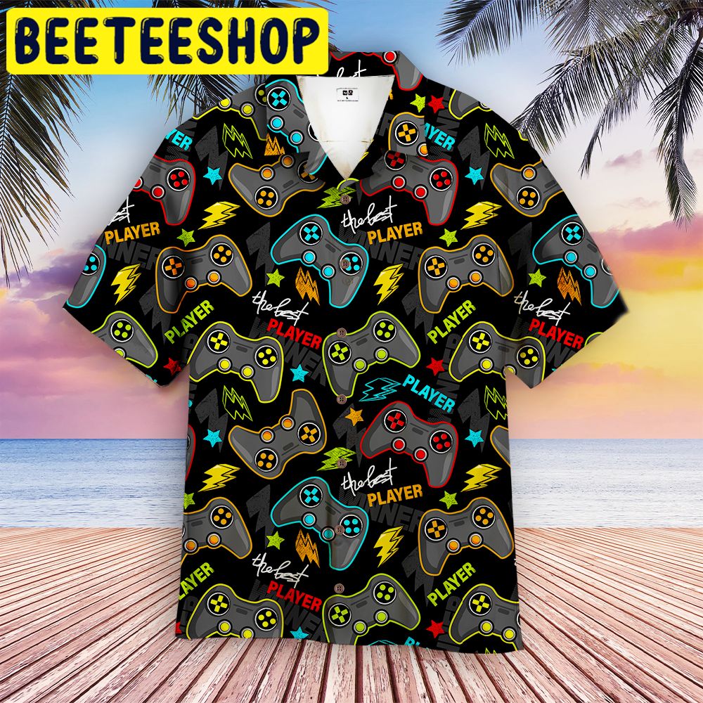 The Best PS Game Player Hawaiian Shirt The Best PS Game Player Hawaiian Shirt