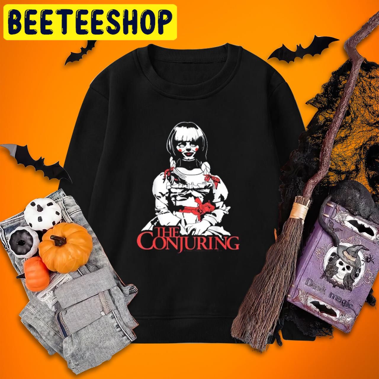 The Conjuring Annabelle Portrait Halloween Trending Unisex T-Shirt The Conjuring Annabelle Portrait Halloween Trending Unisex T-Shirt