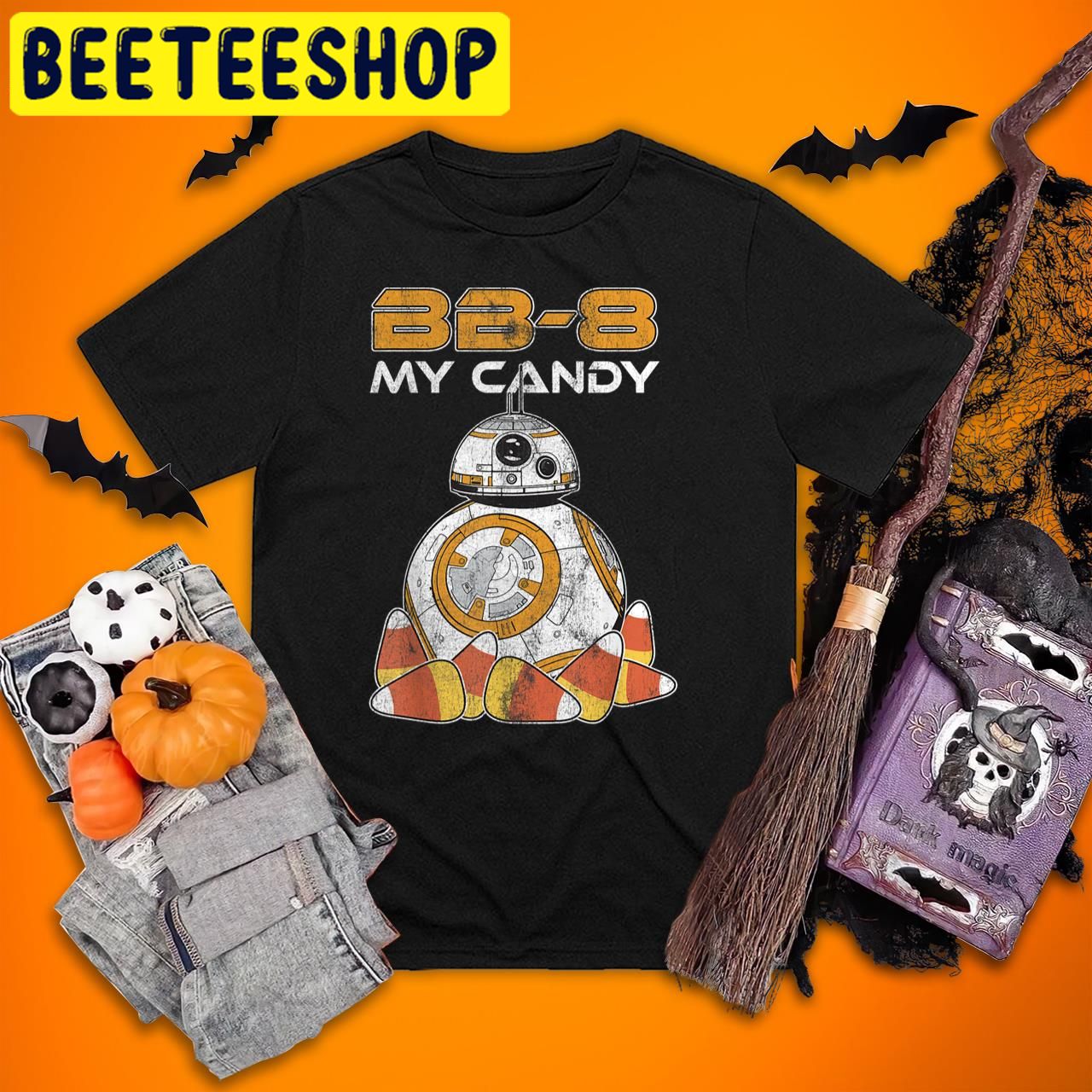 The Force Awakens BB 8 My Candy Star Wars Halloween Trending Unisex T-Shirt The Force Awakens BB 8 My Candy Star Wars Halloween Trending Unisex T-Shirt