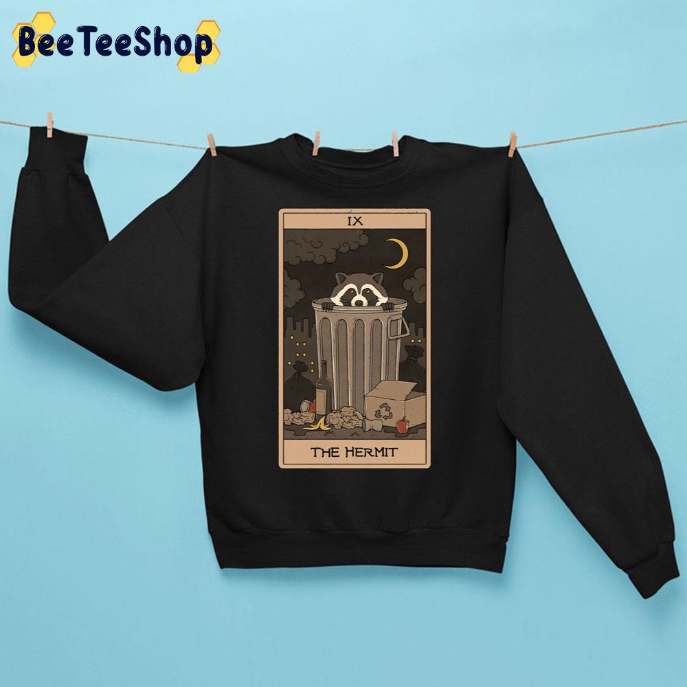 The Hermit Raccoons Tarot Trending Unisex Sweatshirt The Hermit Raccoons Tarot Trending Unisex Sweatshirt