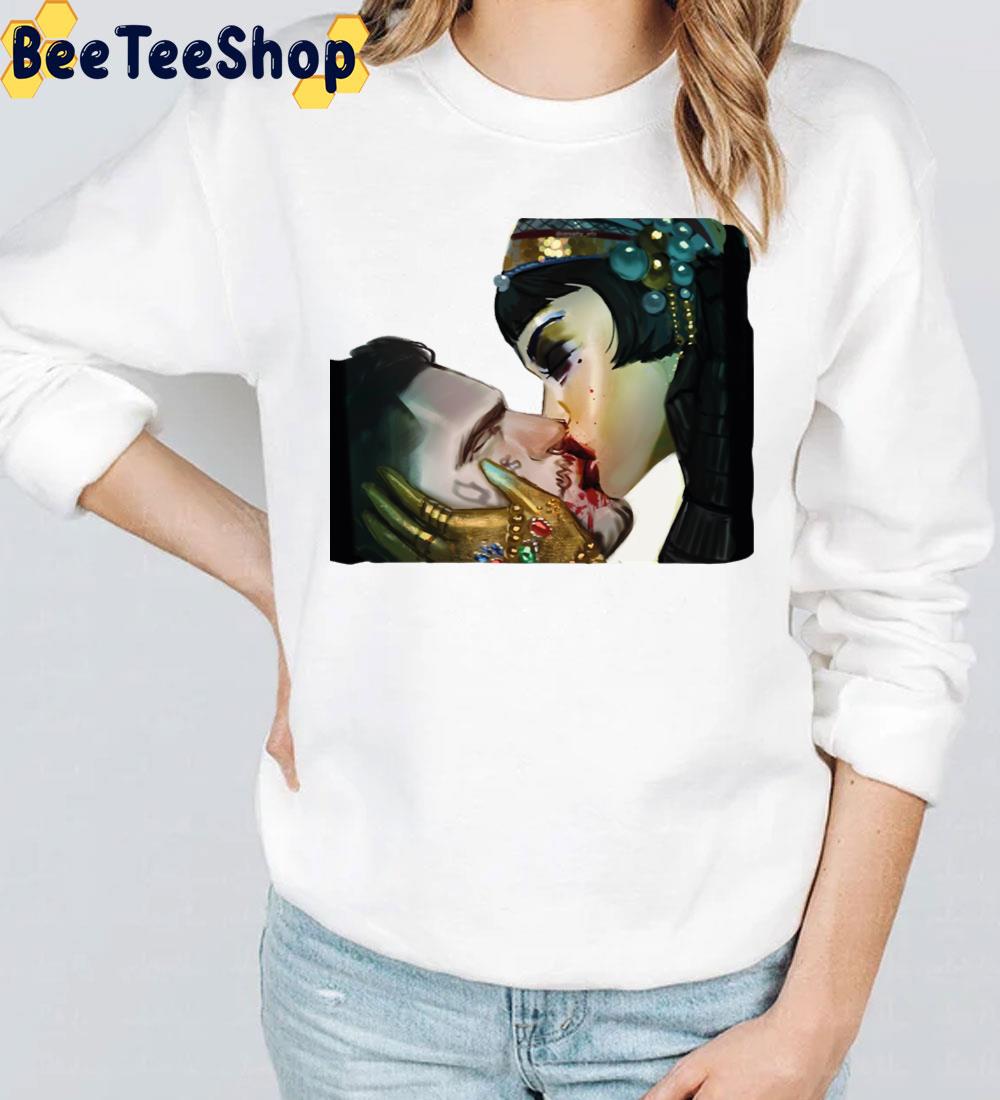The Kiss Love Death Robots 2022 Trending Unisex T-Shirt The Kiss Love Death Robots 2022 Trending Unisex T-Shirt