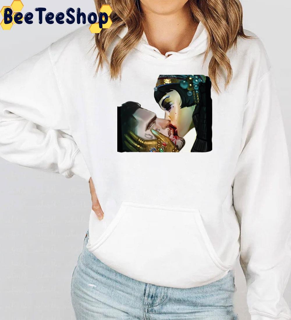 The Kiss Love Death Robots 2022 Trending Unisex T-Shirt The Kiss Love Death Robots 2022 Trending Unisex T-Shirt