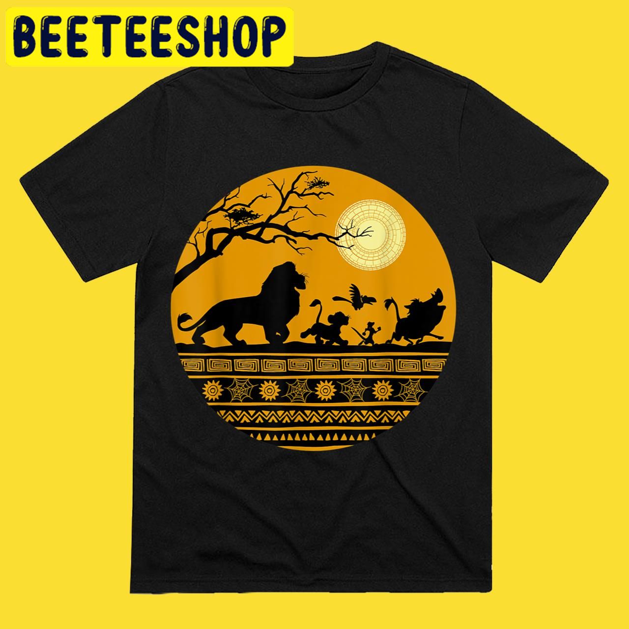 The Lion King Circle Halloween Trending Unisex T-Shirt The Lion King Circle Halloween Trending Unisex T-Shirt