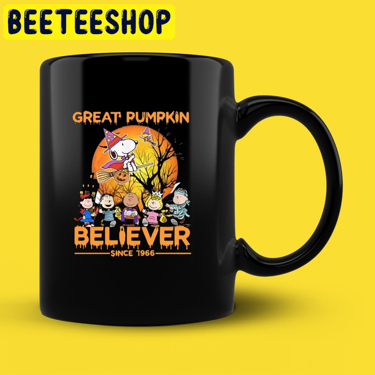The Peanuts Snoopy Great Pumpkin Believer Since 1966 Charlie Brown Halloween Trending Unisex T-Shirt The Peanuts Snoopy Great Pumpkin Believer Since 1966 Charlie Brown Halloween Trending Unisex T-Shirt