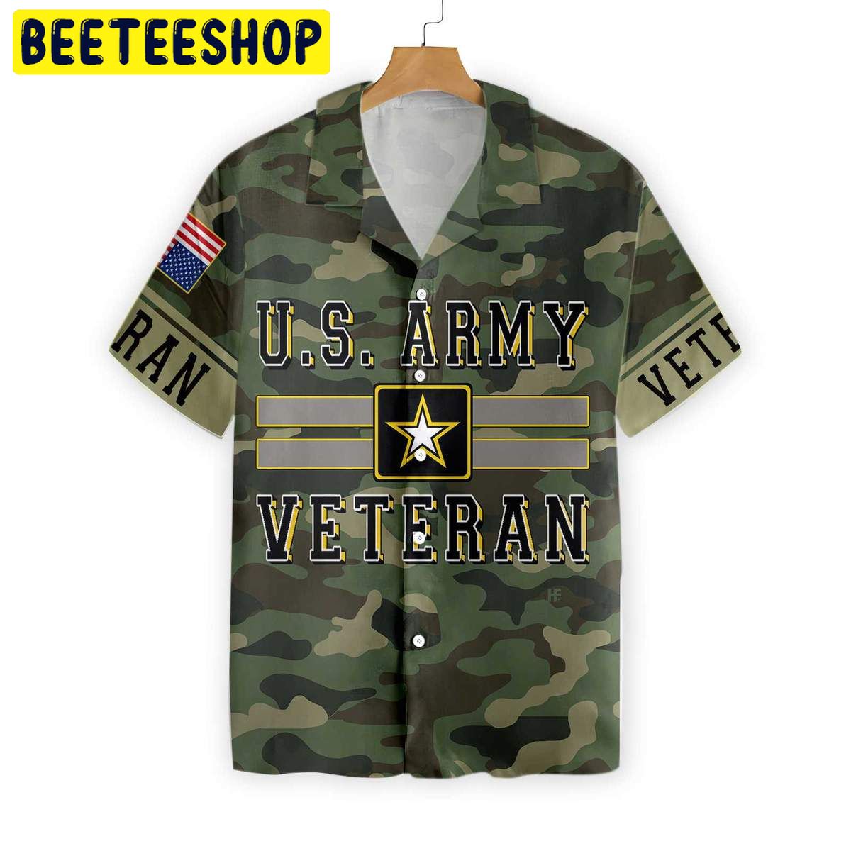 The US Army Veteran Trending Hawaiian Shirt The US Army Veteran Trending Hawaiian Shirt