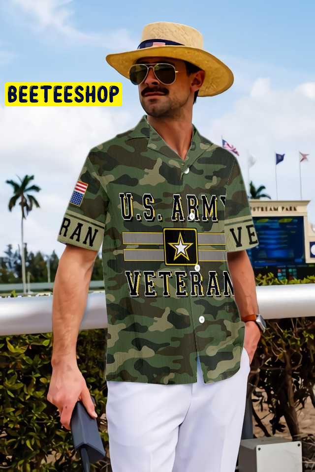 The US Army Veteran Trending Hawaiian Shirt The US Army Veteran Trending Hawaiian Shirt