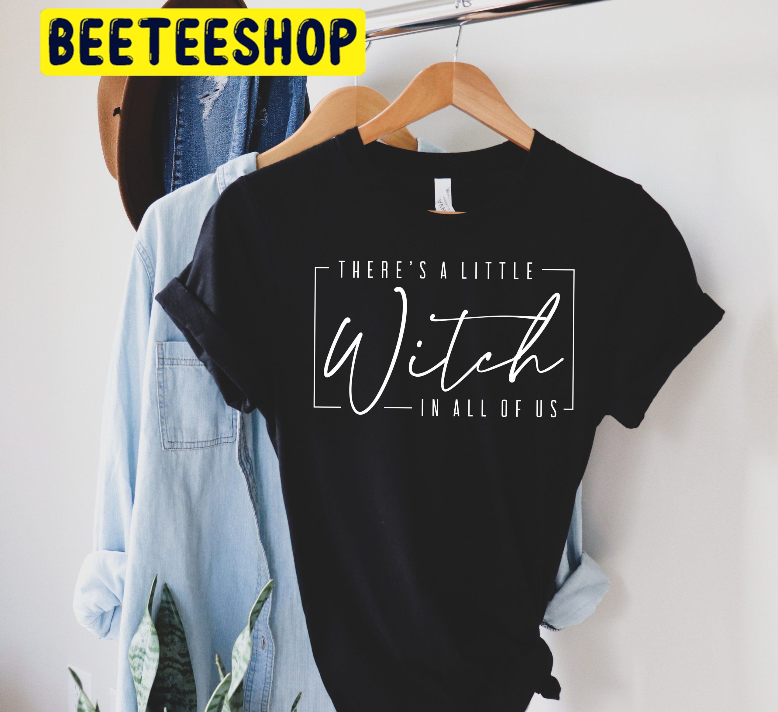 There's A Little Witch In All Of Us Halloween Trending Unisex Shirt There's A Little Witch In All Of Us Halloween Trending Unisex Shirt