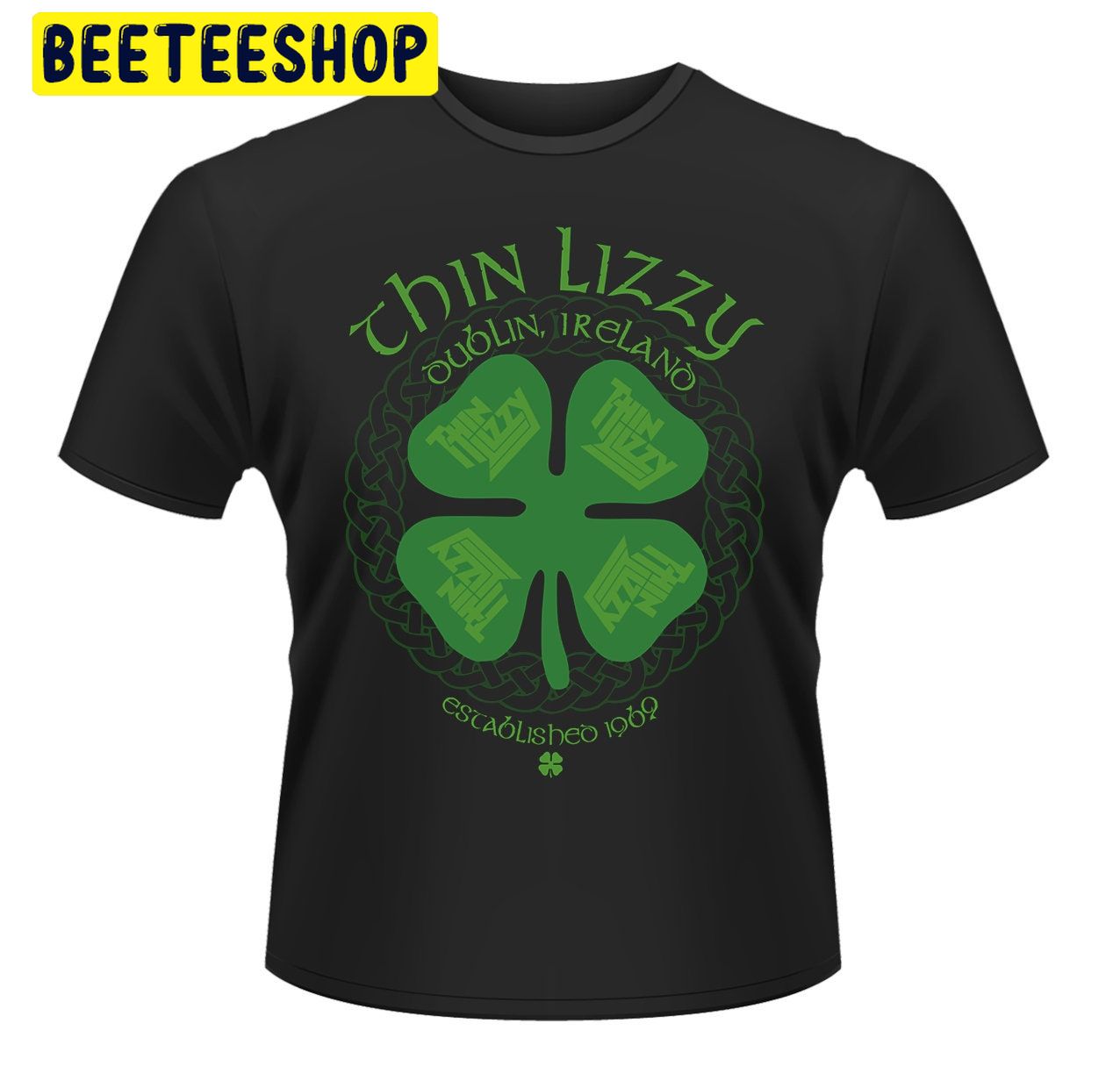 Thin Lizzy Four Leaf Clover Phil Lynott Rock Trending Unisex Shirt Thin Lizzy Four Leaf Clover Phil Lynott Rock Trending Unisex Shirt