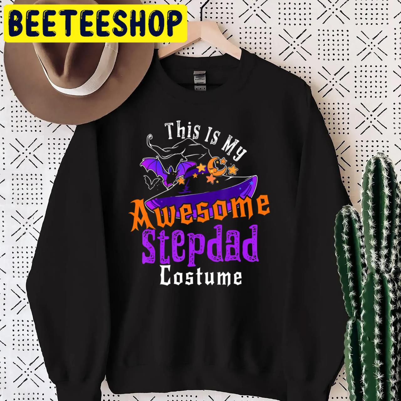 This Is My Awesome Stepdad Costume Witch Stepdad Halloween Trending Unisex T-Shirt This Is My Awesome Stepdad Costume Witch Stepdad Halloween Trending Unisex T-Shirt