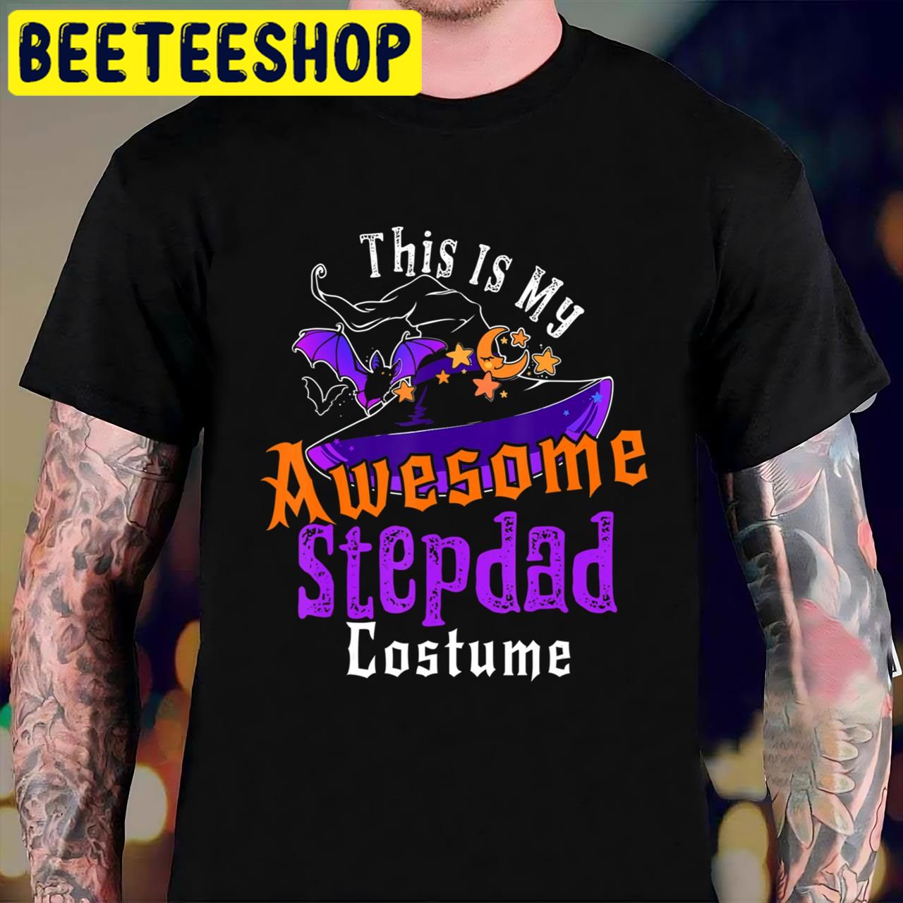 This Is My Awesome Stepdad Costume Witch Stepdad Halloween Trending Unisex T-Shirt This Is My Awesome Stepdad Costume Witch Stepdad Halloween Trending Unisex T-Shirt
