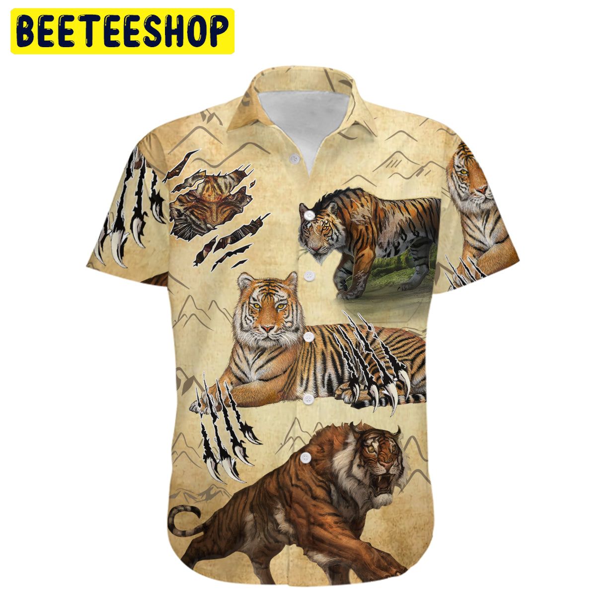Tiger Claw Trending Hawaiian Shirt Tiger Claw Trending Hawaiian Shirt