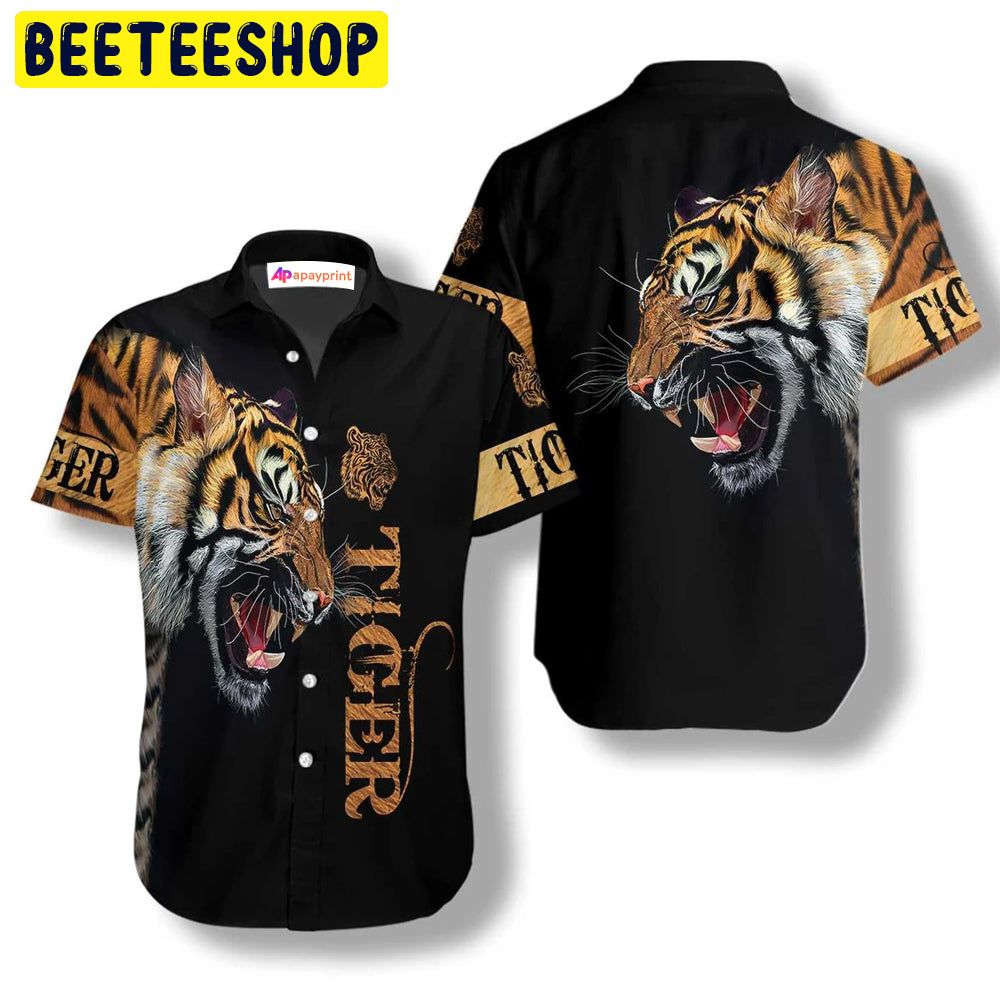 Tiger Skin Trending Hawaiian Shirt Tiger Skin Trending Hawaiian Shirt