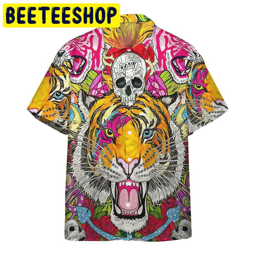 Tigers Tropical Hawaiian Shirt Tigers Tropical Hawaiian Shirt