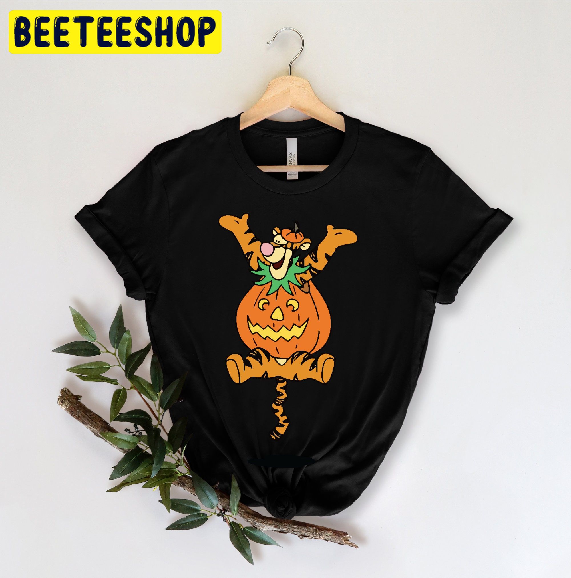 Tigger Pumpkin Disney Halloween Trending Unisex Shirt Tigger Pumpkin Disney Halloween Trending Unisex Shirt