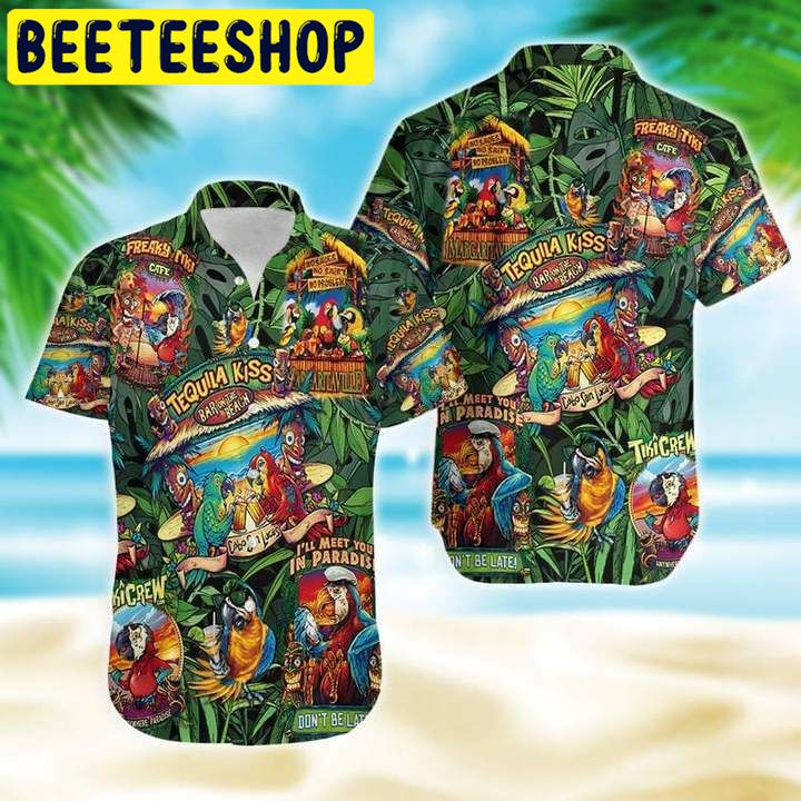 Tiki Parrot Hawaiian Shirt Tiki Parrot Hawaiian Shirt