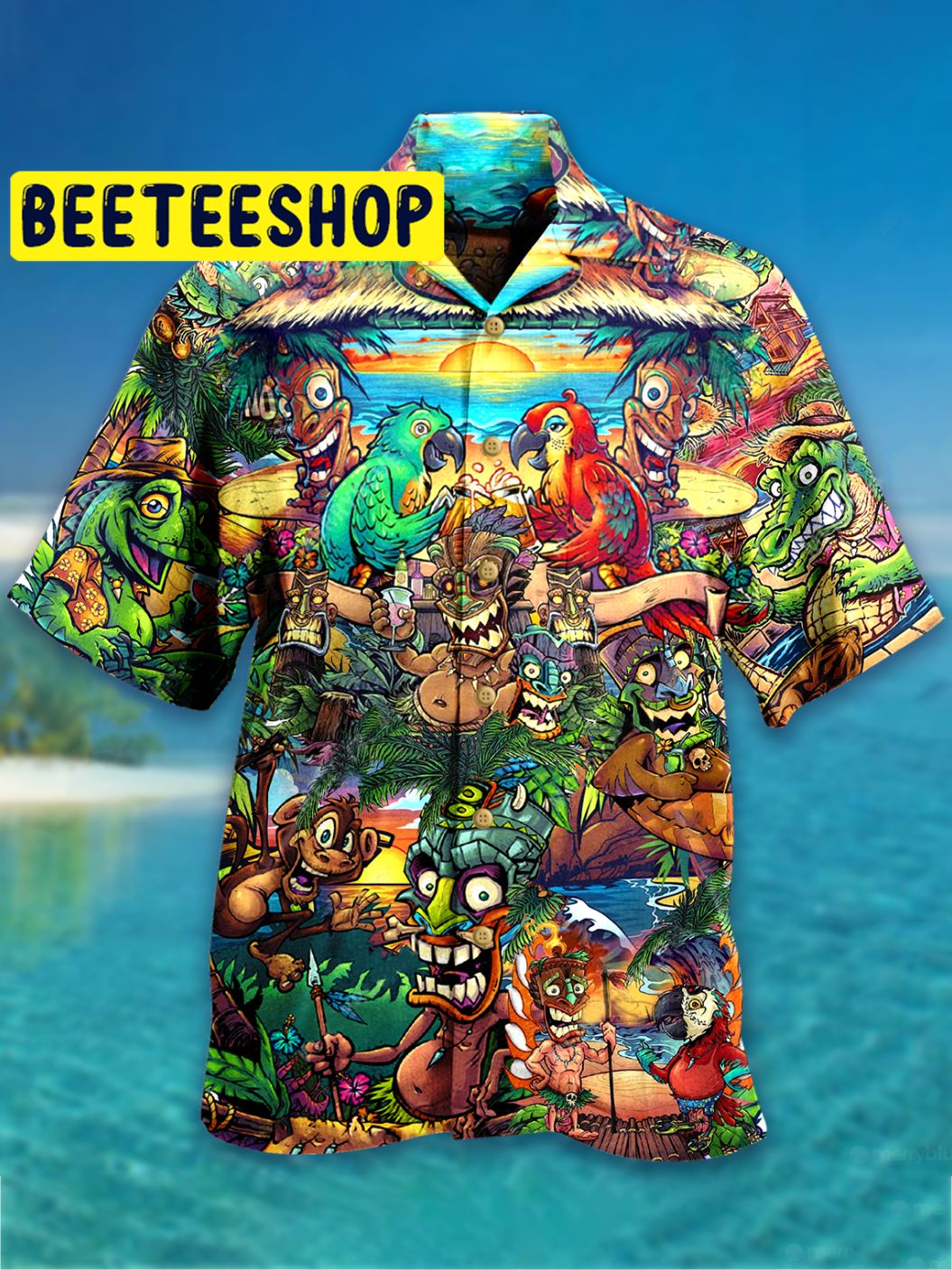 Tiki Tropical Hawaiian Shirt 2359 Tiki Tropical Hawaiian Shirt 2359