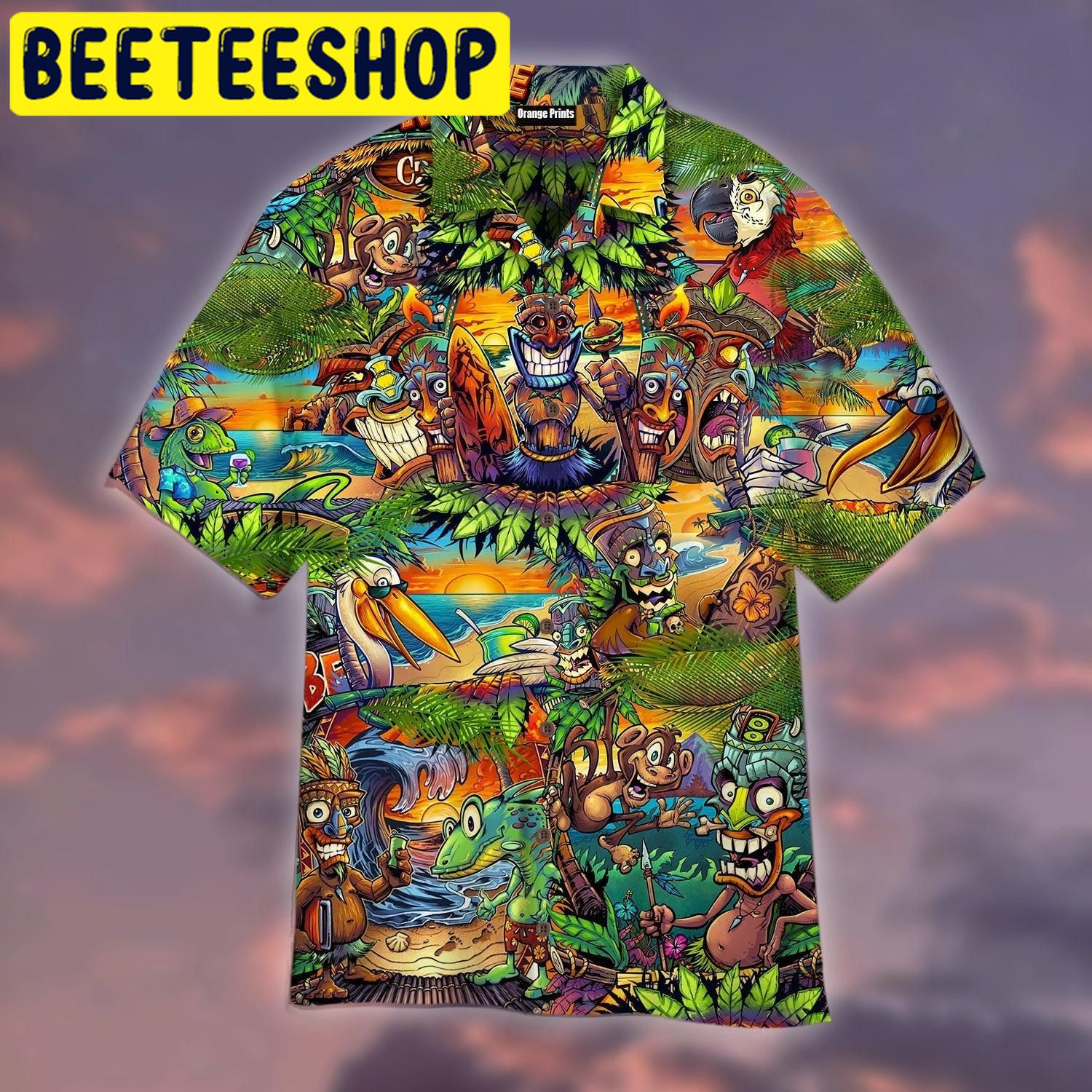 Tiki Tropical Hawaiian Shirt 3359 Tiki Tropical Hawaiian Shirt 3359