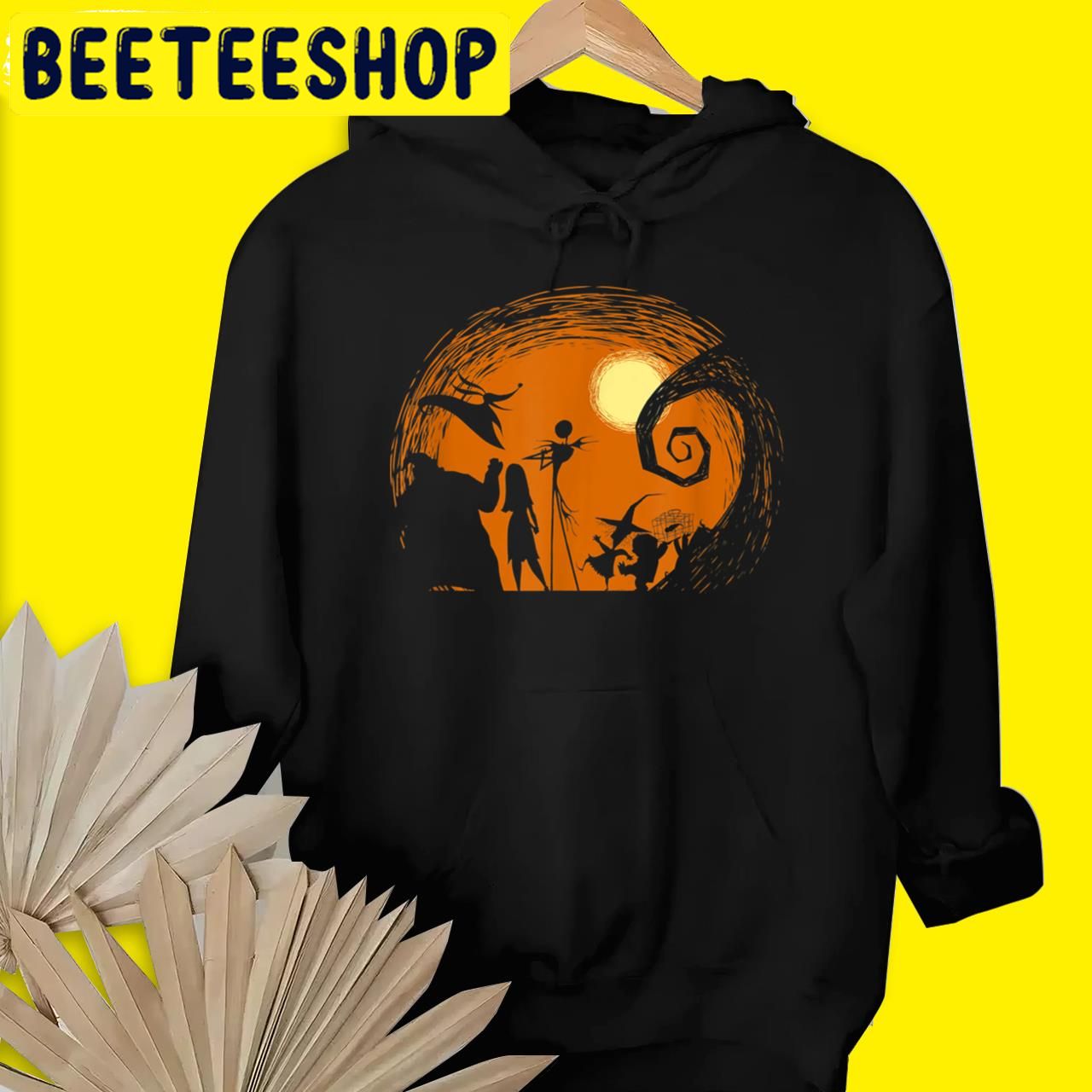 Tim Burton's Nightmare Before Christmas Silhouette Halloween Trending Unisex T-Shirt Tim Burton's Nightmare Before Christmas Silhouette Halloween Trending Unisex T-Shirt
