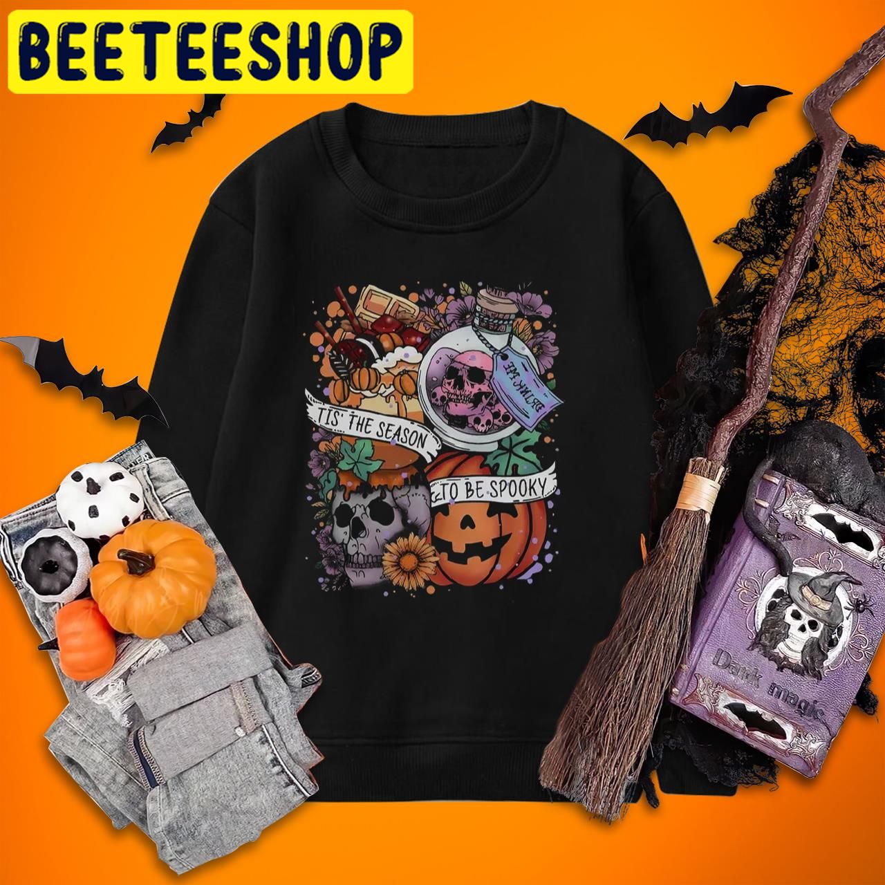 Tis The Season To Be Spooky Great Pumpkin Halloween Trending Unisex T-Shirt Tis The Season To Be Spooky Great Pumpkin Halloween Trending Unisex T-Shirt